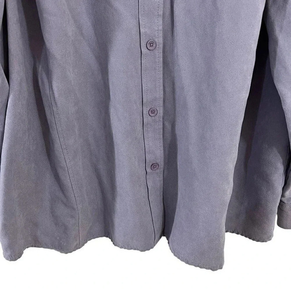 Sonoma Life + Style Women Purple Blouse 3X Lavender Lined Thick Career Office - Picture 6 of 7